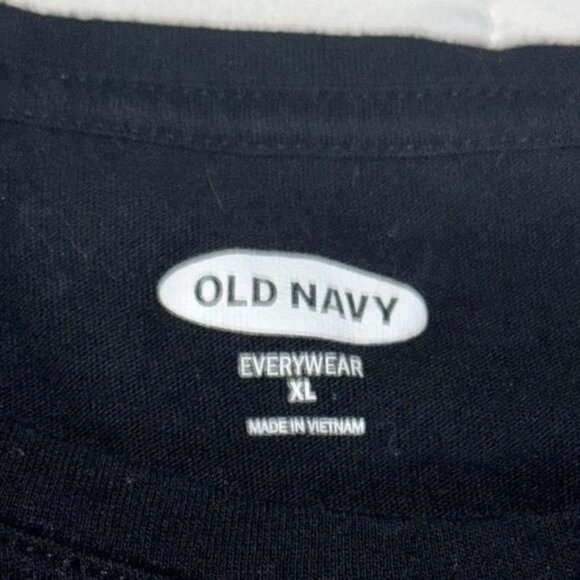 Old Navy Everywear Womens Graphic Tee "My Coffee Needs Coffee" Black XL - Picture 2 of 4